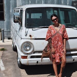 Free people Boho Floral Tunic